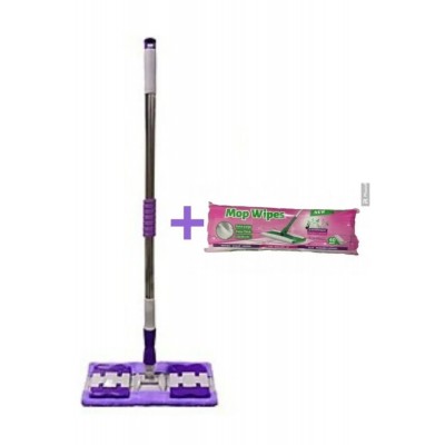 Sihirli Teleskopik Mop + 1 Adet Yedek Bez + 40' Havlu mop